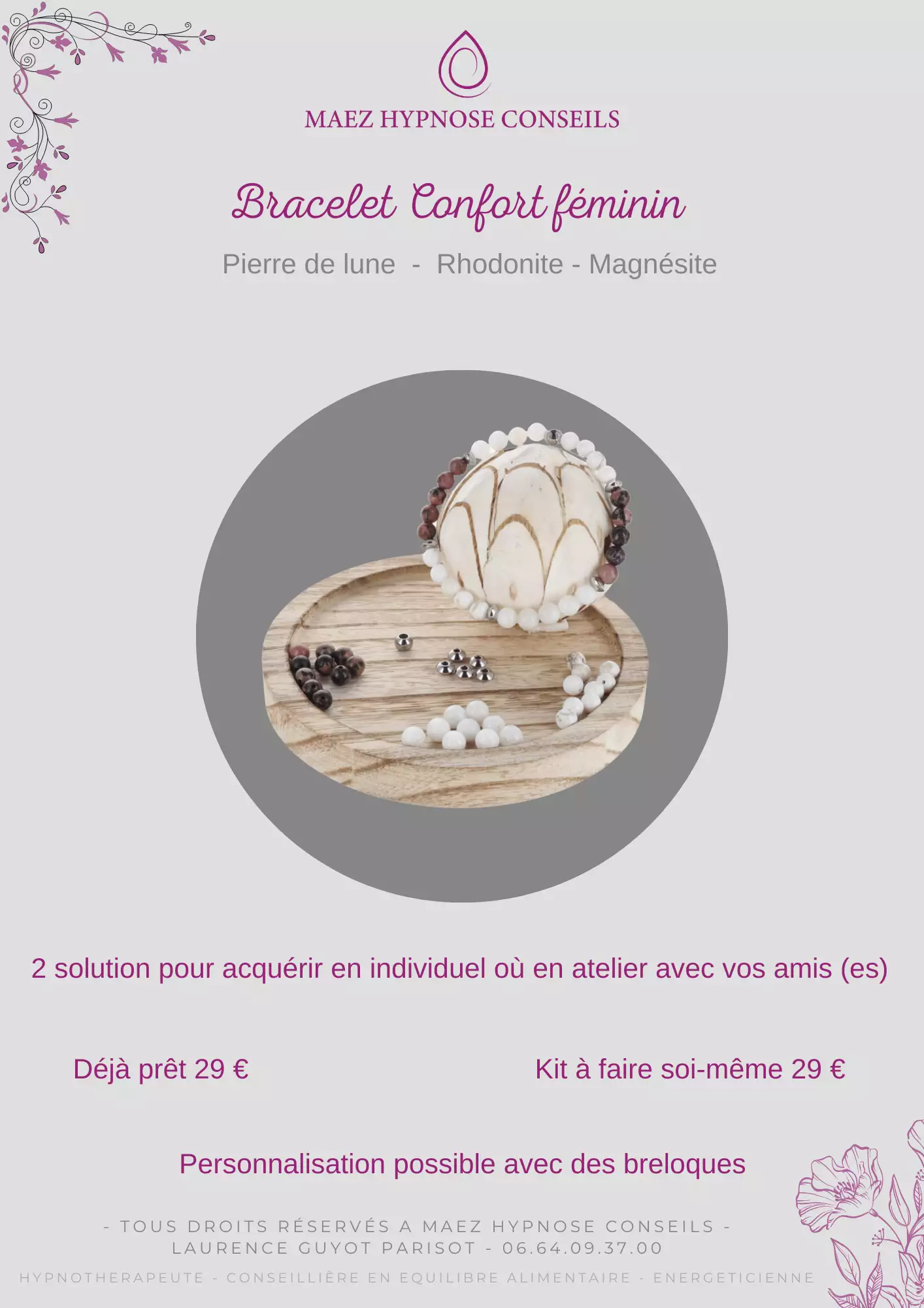 Bracelet Confort Féminin